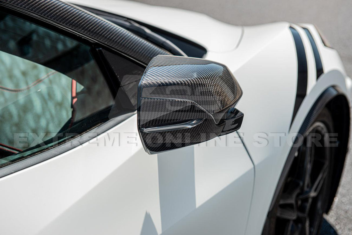 Corvette C8 Carbon Fiber Mirror Covers