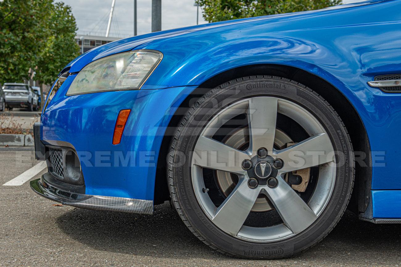 2008-09 Pontiac G8 Carbon Fiber Front Splitter & Side Skirts