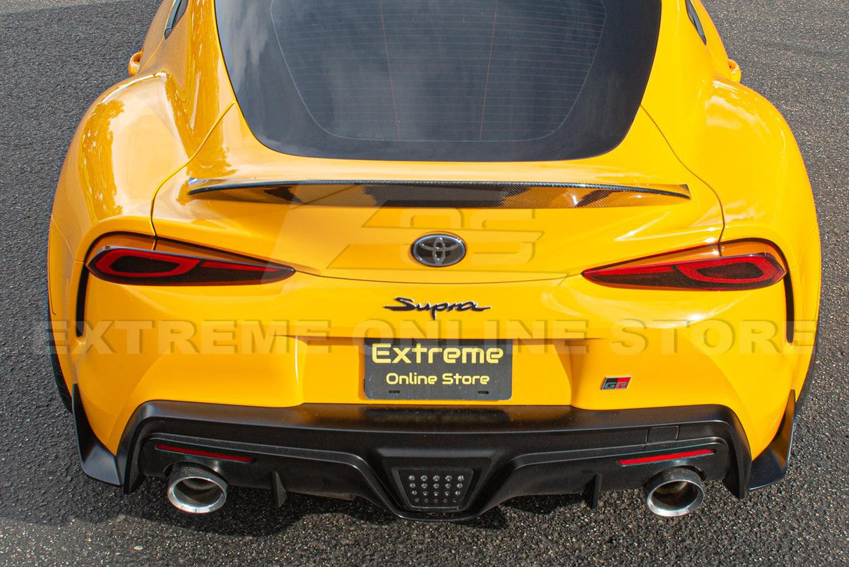 2020-Up Toyota GR Supra Carbon Fiber Rear Trunk Wing Spoiler