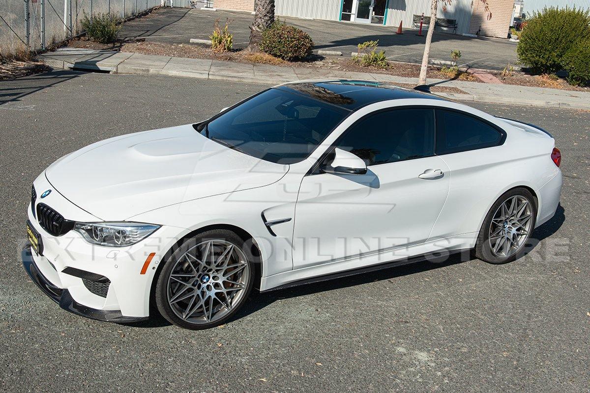 2014-20 BMW F82 M4 Carbon Fiber Side Skirts Rocker Panels