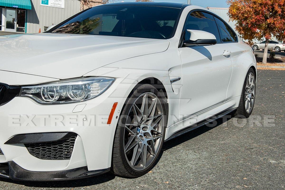 2014-20 BMW F82 M4 Carbon Fiber Side Skirts Rocker Panels