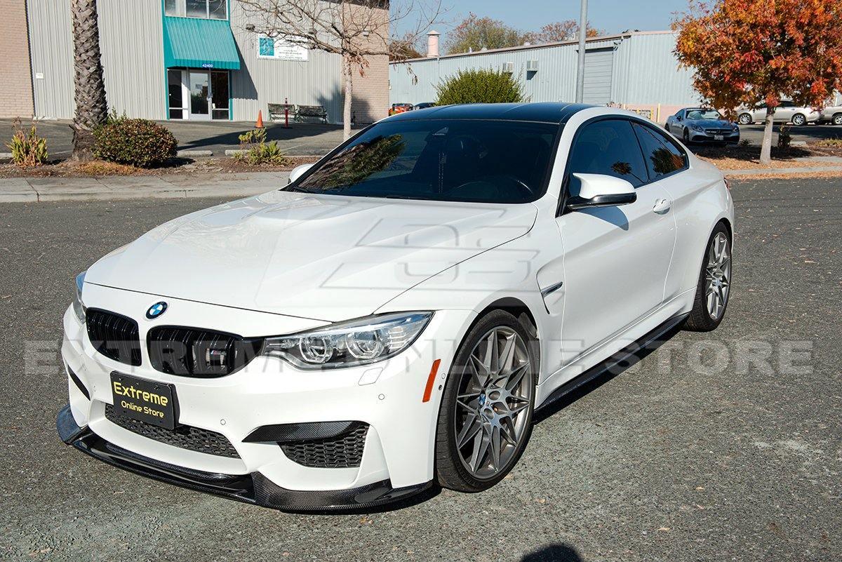 2014-20 BMW F82 M4 Carbon Fiber Side Skirts Rocker Panels
