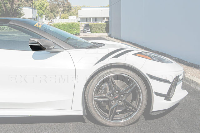 Corvette C8 Carbon Fiber Lower Mirror Covers