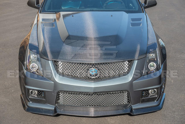 2009-15 Cadillac CTS-V Carbon Fiber Front Hood Trim