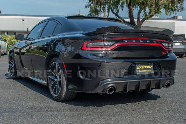 2015-Up Dodge Charger Rear Spoiler Wickerbill Flap Insert