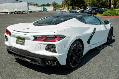 Chevrolet Corvette C8 Carbon Fiber Rear Grill Trim Cover