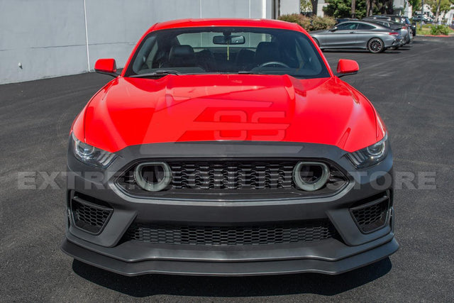 2015-17 Ford Mustang Mach 1 Conversion Front Bumper With LED Grille Kit