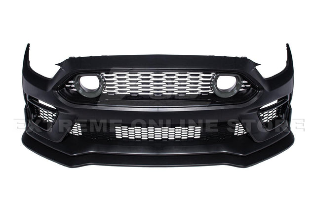 2015-17 Ford Mustang Mach 1 Conversion Front Bumper With LED Grille Kit