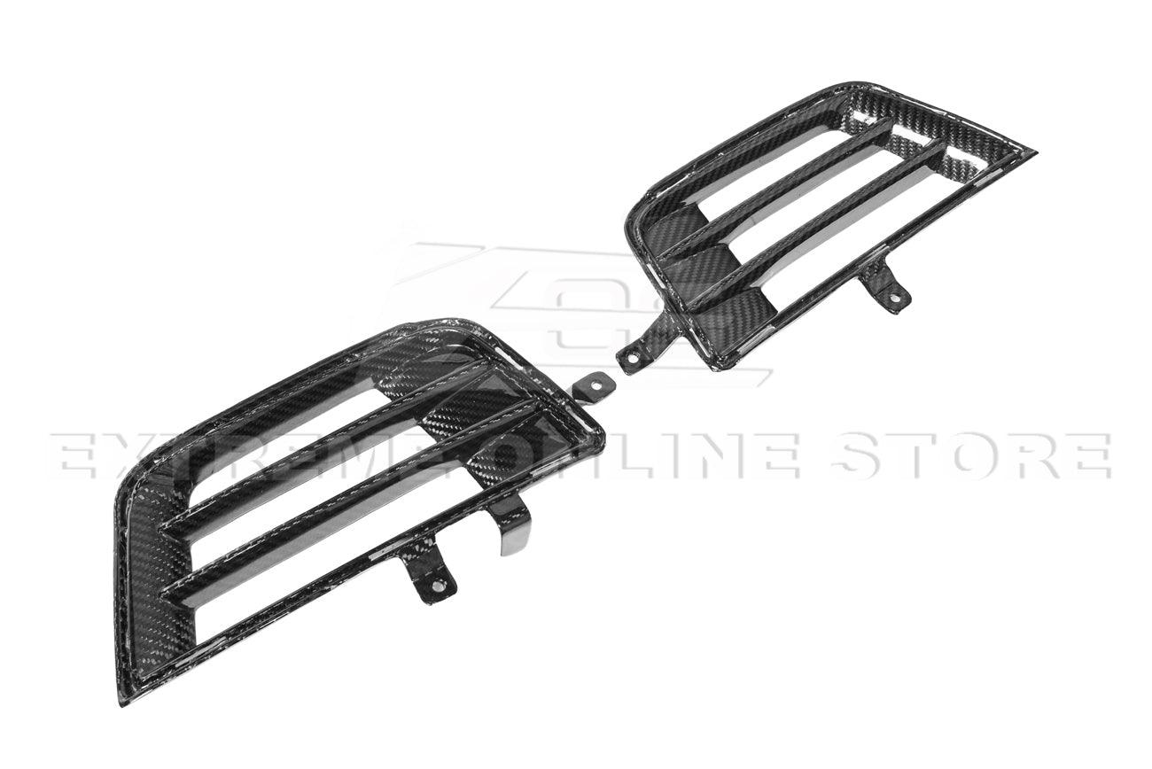 2016-19 Cadillac ATS-V Carbon Fiber Front Grille Accent Bezel Insert