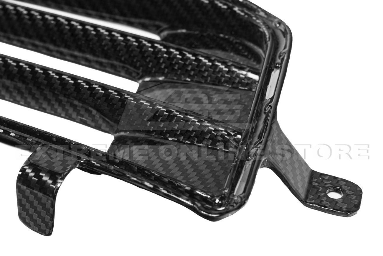 2016-19 Cadillac ATS-V Carbon Fiber Front Grille Accent Bezel Insert