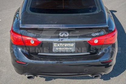 2014-Up Infiniti Q50 Carbon Fiber Rear Trunk Wing Spoiler
