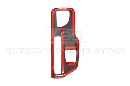 2020-Up Toyota Supra Carbon Fiber Center Gear Shift Box Cover