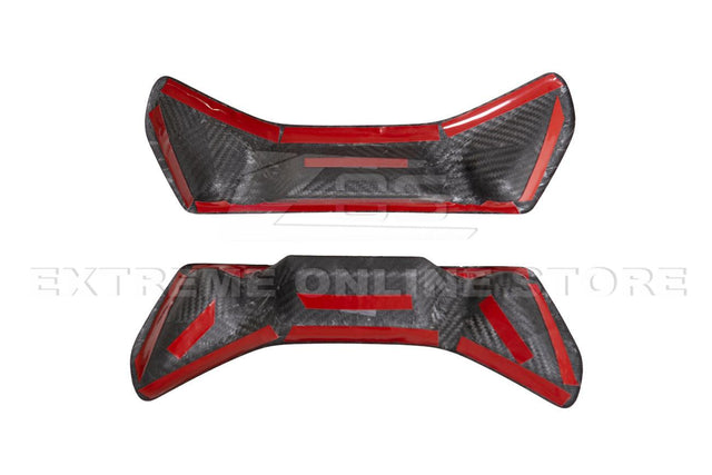 2020-Up Toyota Supra Carbon Fiber Seat Chrome Delete Cover