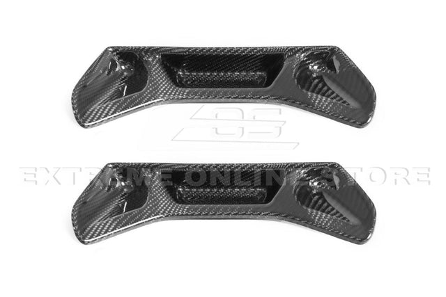 2020-Up Toyota Supra Carbon Fiber Seat Chrome Delete Cover