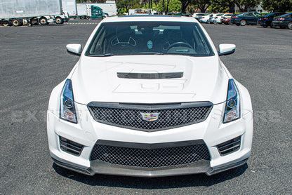 2016-19 Cadillac ATS-V Carbon Fiber Front Grille Accent Bezel Insert