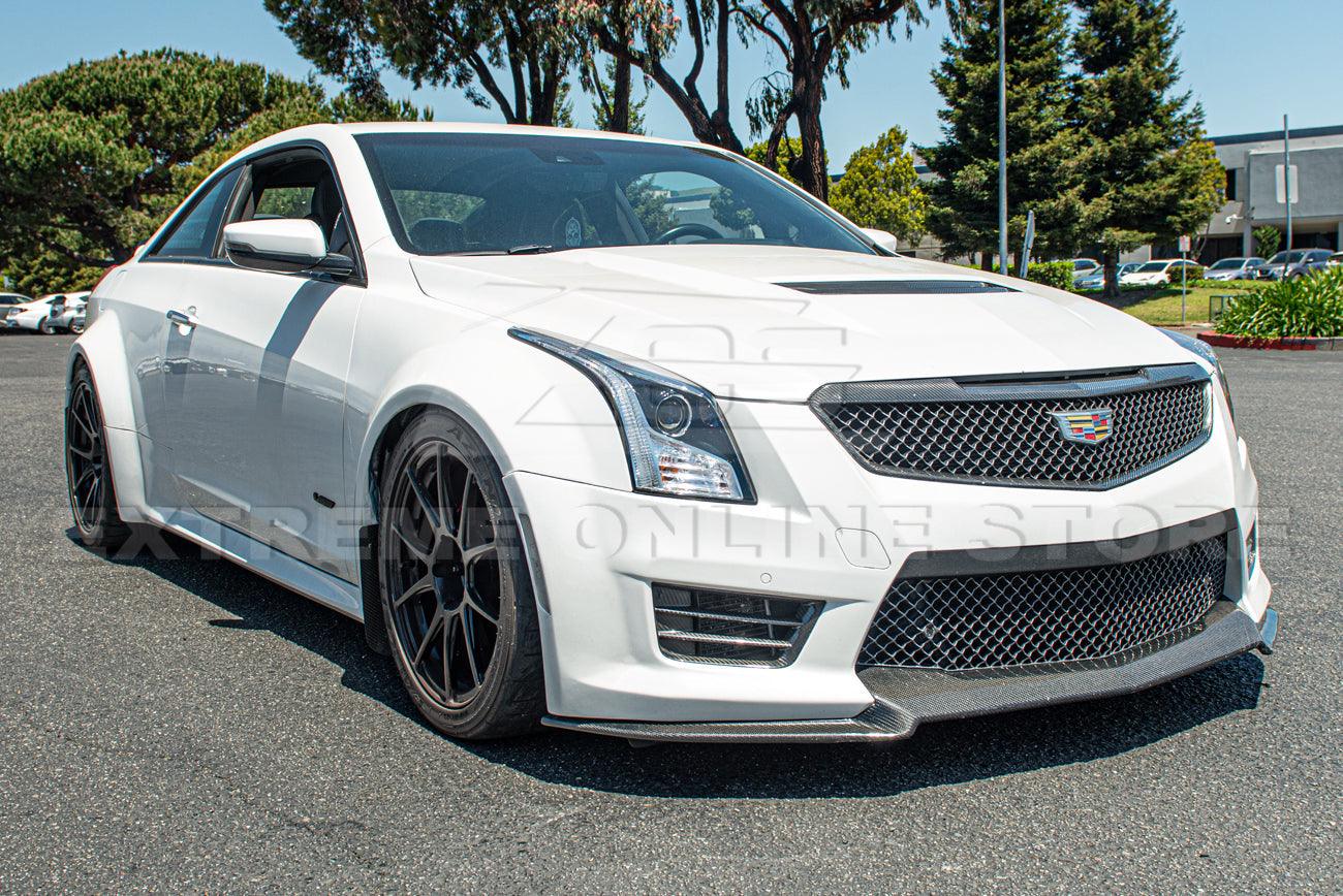 2016-19 Cadillac ATS-V Carbon Fiber Front Grille Accent Bezel Insert