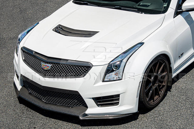 2016-19 Cadillac ATS-V Carbon Fiber Front Grille Accent Bezel Insert