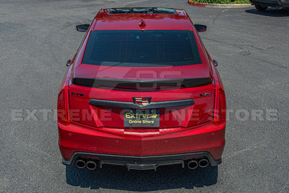 2016-19 Cadillac CTS-V Carbon Fiber Rear Deck Lid Center Applique Trunk Insert