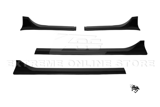 2020-Up Tesla Model Y Front Splitter Lip & Side Skirt