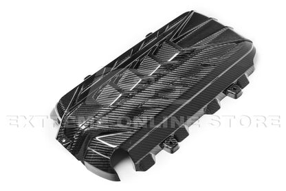 Corvette C8 Coupe Carbon Fiber Engine Cover With Bay Panel Insert