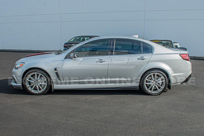 2013-15 Chevrolet SS Carbon Fiber Front Bumper Lip Splitter & Side Skirts