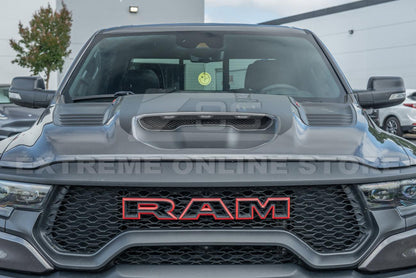 2019-Up Ram 1500 TRX Carbon Fiber Front Air Intake Hood Scoop