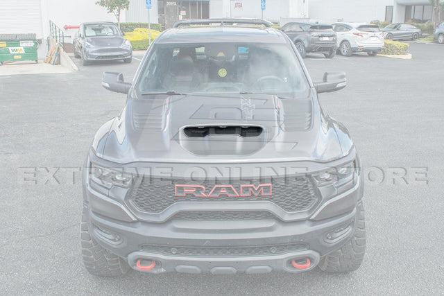 2019-Up Ram 1500 TRX Carbon Fiber Front Air Intake Hood Scoop