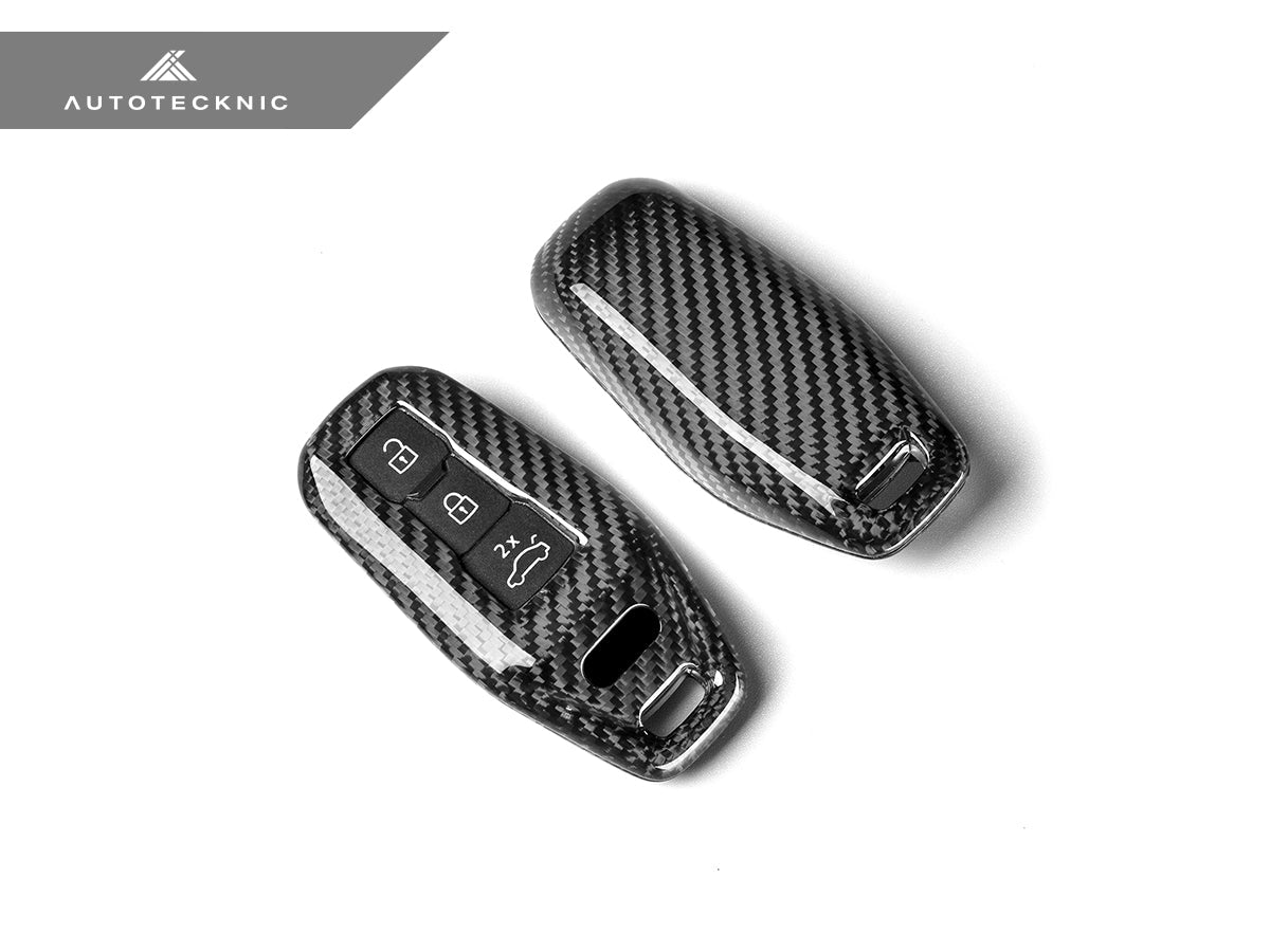 AutoTecknic Dry Carbon Remote Key Case - Audi A6 e-tron | Q4 e-tron | Q6L e-tron 2025-Up