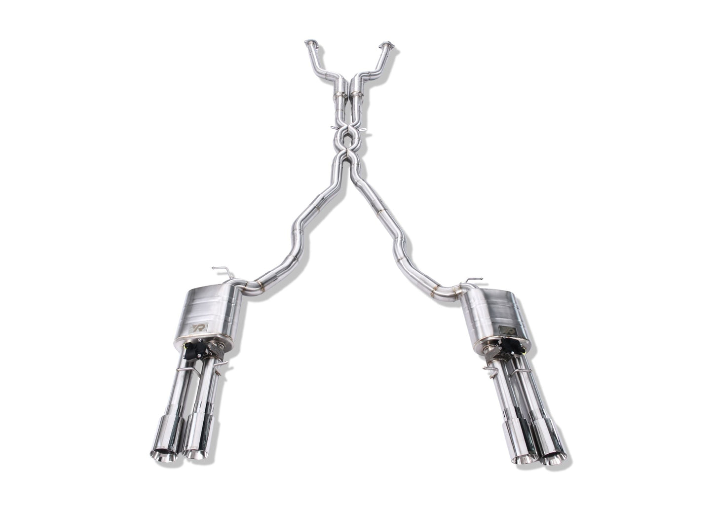 BMW E60 M5 E63 M6 Performance Exhaust System Double X-Pipe - Yonristic Performance