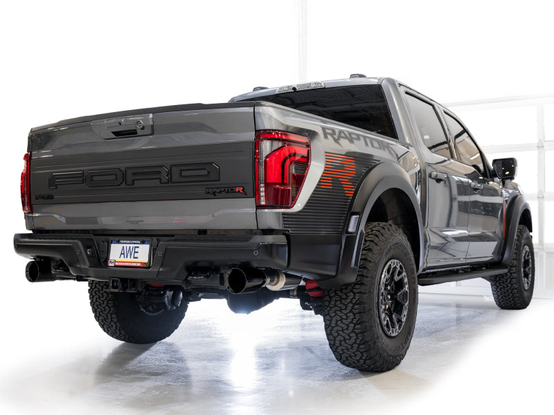 AWE Tuning AWE Gen 3 Raptor R SwitchPath Exhaust - Diamond Black Tips 3025-33852