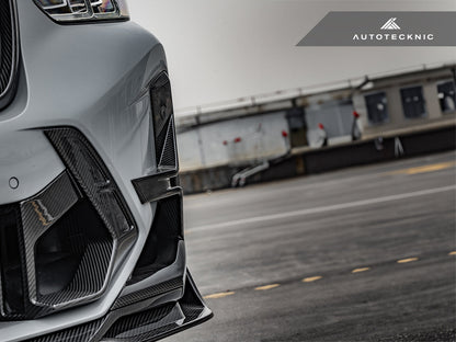 AutoTecknic Dry Carbon Front Bumper Air Vent Set - F97 X3M LCI | F98 X4M LCI