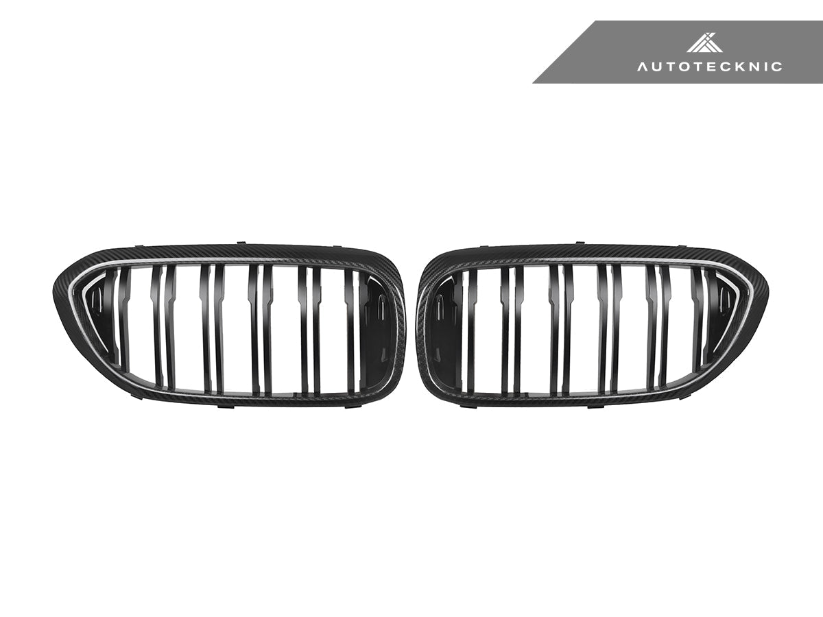 AutoTecknic Carbon Fiber Front Grille Set - G30 5-Series Pre-LCI