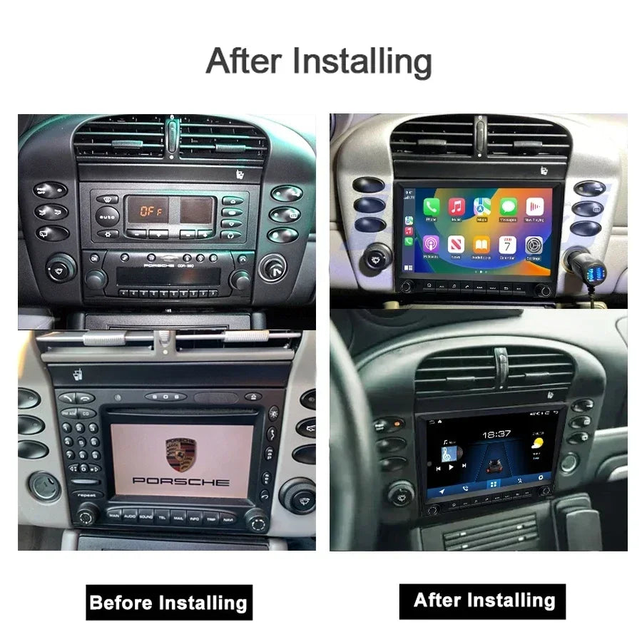 (1996 - 2004) Porsche 911 / 996 / 986 Boxster All-in-One CarPlay Kit