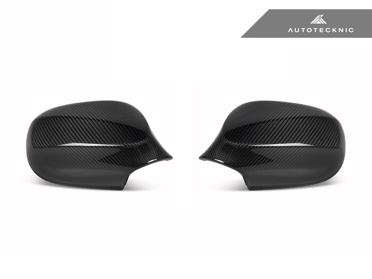 AutoTecknic Dry Carbon Fiber Mirror Cap Set - E82 1-Series LCI