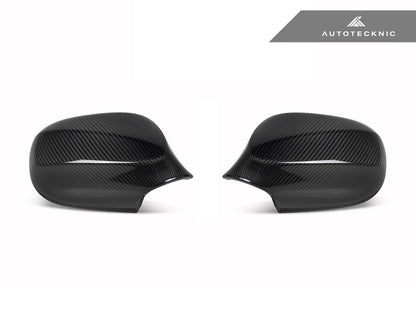 AutoTecknic Dry Carbon Fiber Mirror Cap Set - E82 1-Series LCI