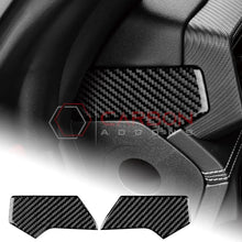 Real Carbon Fiber Upper Dashboard Side Panel Trim Overlay for 2024+ Ford Mustang