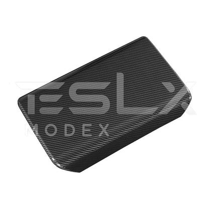2020-Up Tesla Model 3 & Y Carbon Fiber Interior Center Armrest Cover