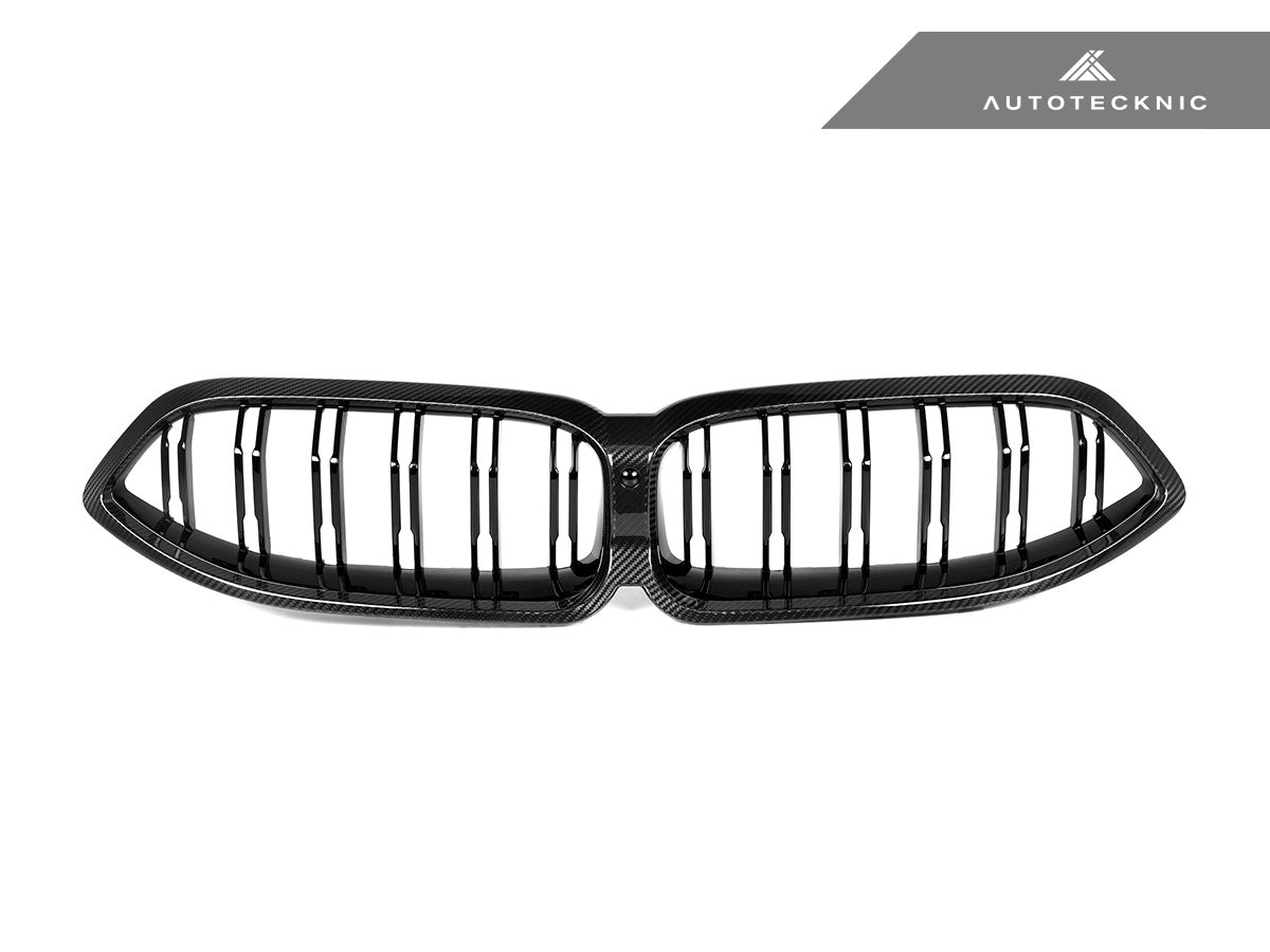 AutoTecknic Dry Carbon Dual-Slats Front Grille - G14/ G15/ G16 8-Series