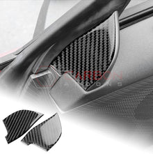 2024+ S650 Mustang Real Carbon Fiber Door Jam Triangle Trim Overlay