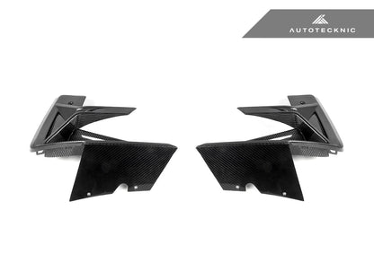 AutoTecknic Dry Carbon Front Bumper Trim Set - F97 X3M LCI | F98 X4M LCI