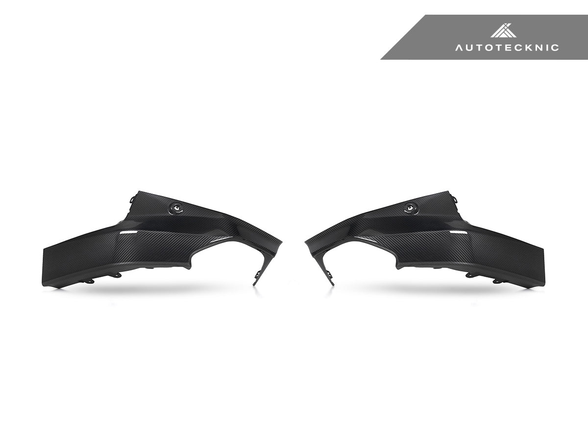 AutoTecknic Dry Carbon Rear Side Diffuser Set - G42 2-Series