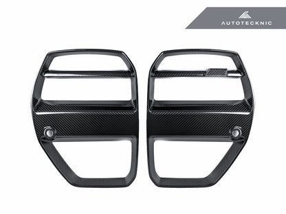 AutoTecknic Dry Carbon Motorsport V1 Front Grille Set - G80 M3 | G82/ G83 M4