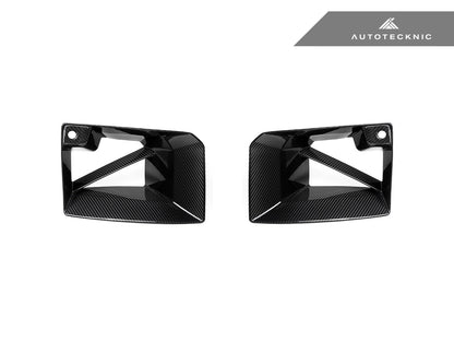 AutoTecknic Dry Carbon Front Bumper Lower Vent Set - G87 M2