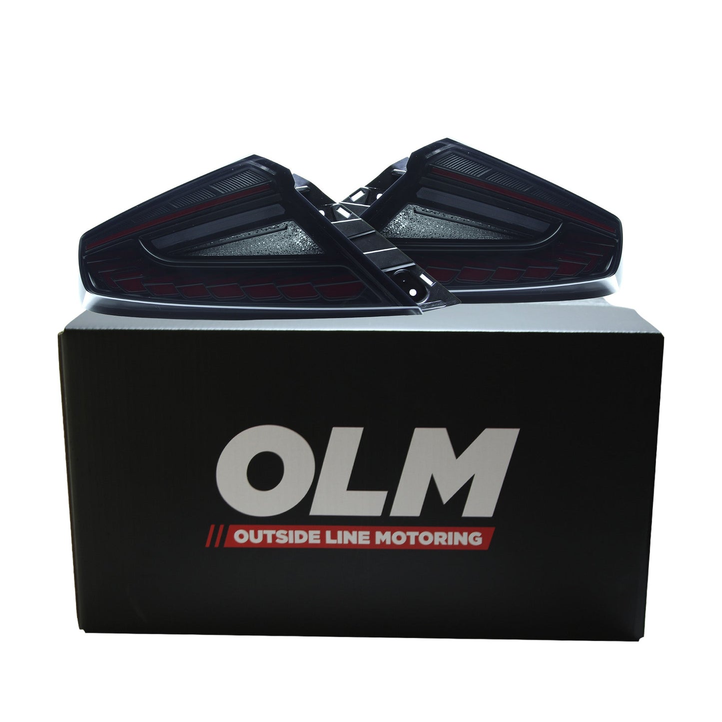 OLM Phantom-Spec LED Taillights (Clear Lens Red Optic) - 2022+ WRX