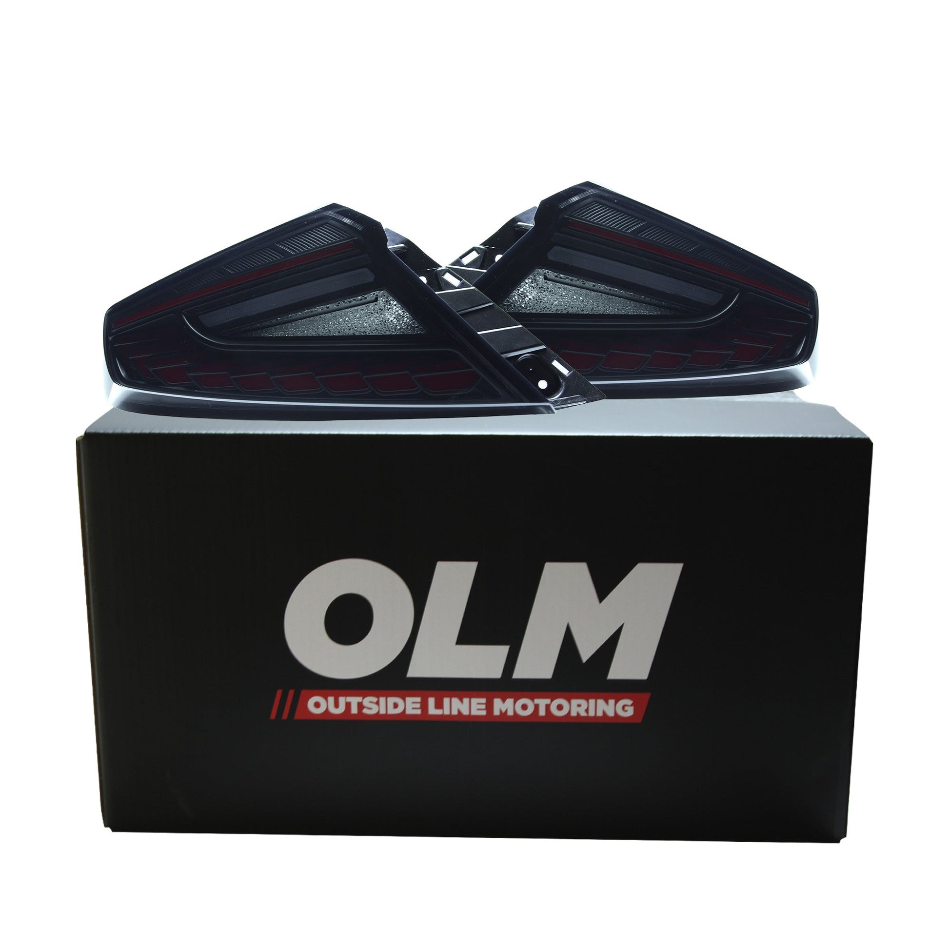 OLM Phantom-Spec LED Taillights (Clear Lens Red Optic) - 2022+ WRX