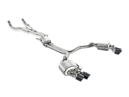 Akrapovic 13-17 Audi S6 Avant/Limousine (C7) Evolution Line Cat Back (Titanium) w/ Carbon Tips S-AU/TI/6H