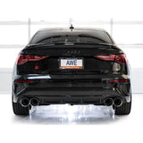 AWE 22-24 Audi 8Y S3 Track Edition Exhaust - Chrome Silver Tips
