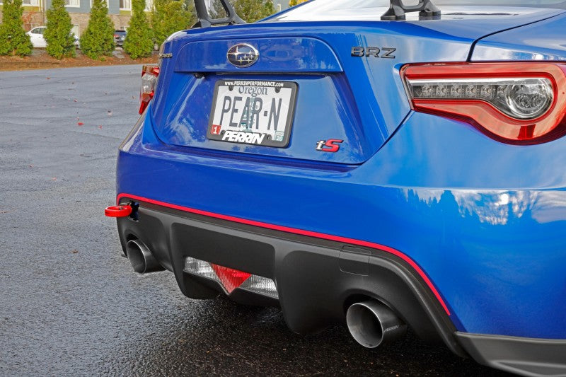 Perrin [13-22 BRZ, 13-16 FRS, 17-21 GT86, 2022 GR86] Rear Tow Hook Red | PSP-BDY-255RD