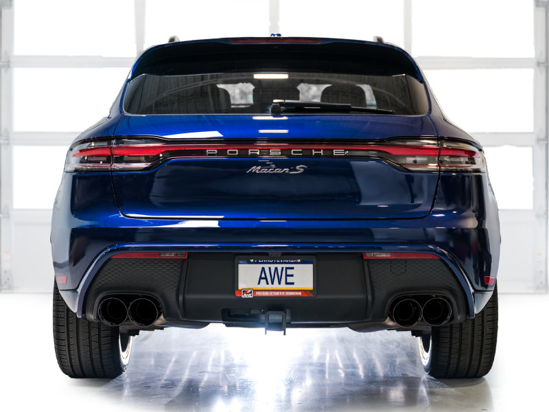 AWE Tuning 2022+ Porsche Macan 2.9TT Touring Edition Catback Exhaust w/ Diamond Black Tips 3015-43952
