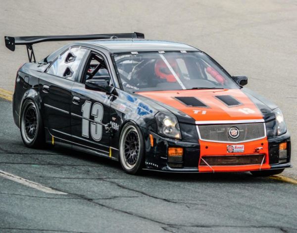 Cadillac CTS-V Sedan Carbon Fiber Front Wind Splitter 2004-2007